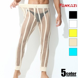 FANKAZi/ファンカジ ビッグホール ロングパンツ メッシュ ロングパンツ　メンズ　ボトムス　ファッション　スポーツウェア　ジムウェア
