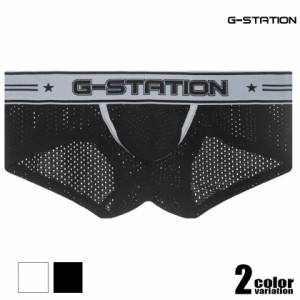 G-Station/ジーステーション スポーティウエスト メッシュショート ボクサーパンツ メンズ 男性下着 立体縫製 ローライズ モッコリ