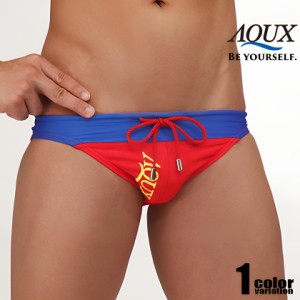 AQUX/アックス Belt Bikinis "Red" スイムウェア ビキニブリーフ型 メンズ水着 海水パンツ 海パン 男性水着 ビーチウェア AQUX 競パン aq