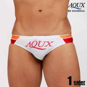 AQUX/アックス Naughty Boy "Red" スイムウェア ビキニブリーフ型 メンズ水着 海水パンツ 海パン 男性水着 ビーチウェア AQUX 競パン aqu