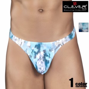 メンズTバック CLEVER/クレバー Art Thongs 柄 モッコリ 立体縫製 Tバック　男性下着　メンズ　パンツ　セクシー
