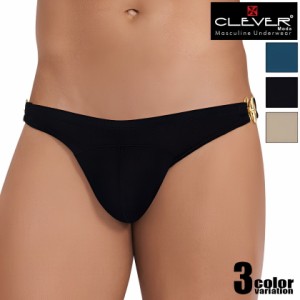 メンズビキニ CLEVER/クレバー EROS LATIN BRIEF ウルトラローライズ 光沢 留め具 男性下着　メンズ　パンツ　セクシー ビキニブリーフ