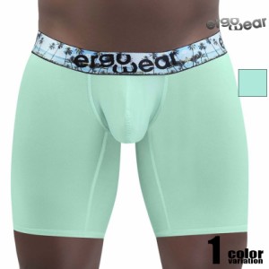 ボクサーパンツ メンズ Ergowear/エルゴウェア MAX SE MIDCUT  AQUA 立体縫製 モッコリ ローライズ ロングボクサー ボクサーパンツ　男性