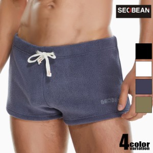 SEOBEAN/セビン SOLID POLAR FLEECE SHORTS もこもこ ふわふわ 1分丈 ショートパンツ　短パン　メンズ　ボトムス　ファッション　部屋着