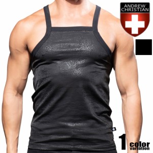 AndrewChristian/アンドリュークリスチャン SNAKE TANK 蛇柄 タンクトップ バレンタイン2024 プレゼント