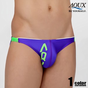 AQUX/アックス Narrow Side Speedos "Purple" ビキニブリーフ型 メンズ水着 海水パンツ 海パン 男性水着 ビーチウェア AQUX 競パン aqux