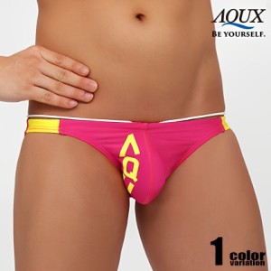 AQUX/アックス Narrow Side Speedos "Magenta" ビキニブリーフ型 メンズ水着 海水パンツ 海パン 男性水着 ビーチウェア AQUX 競パン aqux