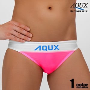 AQUX/アックス Horizontal Swim "Sheer Pink" スイムウェア ビキニブリーフ型 メンズ水着 海水パンツ 海パン 男性水着 ビーチウェア AQUX