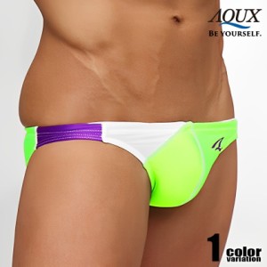 AQUX/アックス Beach Volley Ball "Light Green" スイムウェア ビキニブリーフ型 メンズ水着 海水パンツ 海パン 男性水着 ビーチウェア A