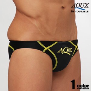 AQUX/アックス Deco-Line G "Sheer Black" スイムウェア ビキニブリーフ型 メンズ水着 海水パンツ 海パン 男性水着 ビーチウェア AQUX 競