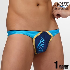 AQUX/アックス Water Polo "Blue" スイムウェア ビキニブリーフ型 メンズ水着 海水パンツ 海パン 男性水着 ビーチウェア AQUX 競パン aqu