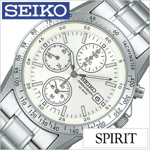 セイコー腕時計 SEIKO時計 SEIKO 腕時計 セイコー 時計 スピリット SPIRIT メンズ/ホワイト SBTQ039