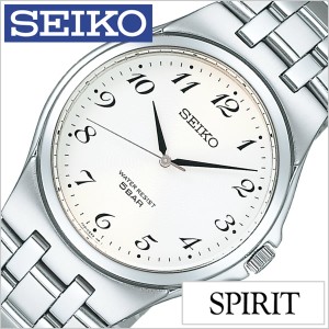 セイコー腕時計 SEIKO時計 SEIKO 腕時計 セイコー 時計 スピリット SPIRIT メンズ/ホワイト SCXP027