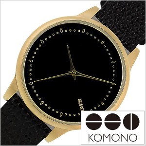 コモノ 腕時計 KOMONO時計 KOMONO 腕時計 コモノ 時計 エステール モンテ カルロ ESTELLE MONTE CARLO レディース/ブラック KOM-W2703