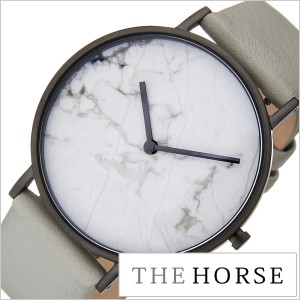 ザ ホース腕時計 THE HORSE時計 THE HORSE 腕時計 ザ ホース 時計 ストーン ダイアル メンズ/レディース/ホワイト STO123-C3