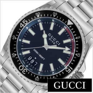 グッチ 腕時計 GUCCI 時計 ダイブ シリーズ DIVE メンズ/ブラック YA136212