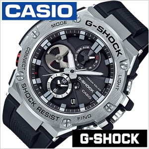 腕時計 CASIO時計 CASIO 腕時計 時計Gショック ジースチール G-SHOCK G-STEEL メンズ ブラック GST-B100-1AJF