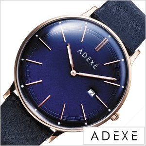 ADEXE 腕時計 アデクス 時計 グランデ GRANDE メンズ 防水 男性 大学生 ダークブルー 2046A-04