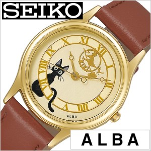 セイコー アルバ キャラクターウォッチ ジブリ 魔女の宅急便 黒ネコ ジジ SEIKO ALBA セイコー時計 SEIKO腕時計 レディース ACCK411