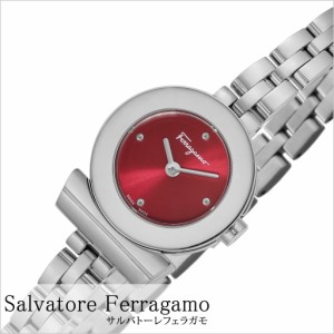 Salvatore Ferragamo 腕時計 サルバトーレ フェラガモ 時計 ガンチーニ ブレスレット GANCINO BRACELET レディース レッド FBF060017