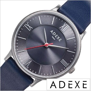 ADEXE 腕時計 アデクス 時計 レディース 防水 グレー ADX-1870E-01 20代 30代 40代