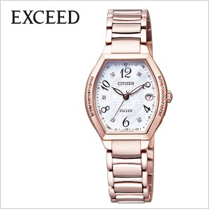CITIZEN 腕時計 シチズン 時計 エクシード チタニアライン ハッピーフライト EXCEED Titania Line レディース ホワイト ES9385-57W