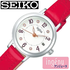 セイコー腕時計 SEIKO時計 SEIKO 腕時計 セイコー 時計 アルバ アンジェーヌ ALBA ingenu レディース ホワイト AHJK447