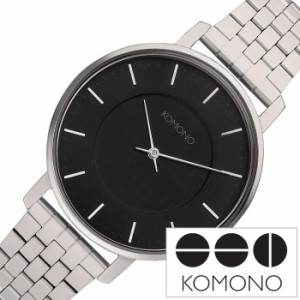 KOMONO 腕時計 コモノ 時計 ハーロウ HARLOW レディース 女性 妻 ブラック KOM-W4125