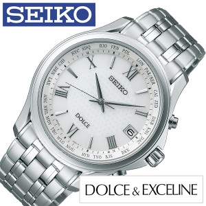 セイコー腕時計 SEIKO時計 SEIKO 腕時計 セイコー 時計 ドルチェ アンド エクセリーヌ Dolce and Exceline メンズ シルバー SADZ201