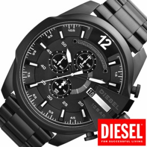 ディーゼル 腕時計 DIESEL 時計 メガチーフ メンズ レディース ブラック DZ4283