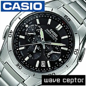 【延長保証対象】カシオ 腕時計 CASIO 時計 CASIO 腕時計 カシオ 時計 ウェーブセプター wave ceptor メンズ ブラック WVQ-M410DE-1A2JF 