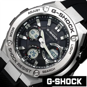 カシオ 腕時計 CASIO 時計 CASIO 腕時計 カシオ 時計 G ショック Gスチール G SHOCK G-STEEL メンズ ブラック GST-W110-1AJF アナログ ソ