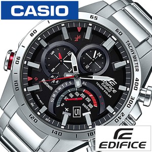 カシオ 腕時計 CASIO 時計 エディフィス EDIFICE メンズ ブラック EQB-501XD-1A