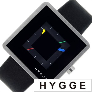 ヒュッゲ 腕時計 HYGGE 時計 ヒュッゲ 時計 HYGGE 腕時計 2089 メンズ レディース ブラック HGE020008 正規品 人気 ブランド 防水 プラス