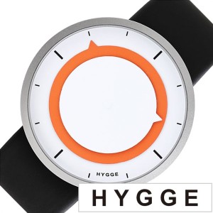 ヒュッゲ 腕時計 HYGGE 時計 ヒュッゲ 時計 HYGGE 腕時計 3012 メンズ レディース ホワイト オレンジ HGE020025 正規品 人気 ブランド 防