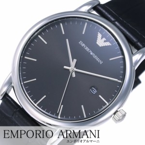 エンポリオアルマーニ 腕時計 EMPORIOARMANI 時計 エンポリオ アルマーニ 時計 EMPORIO ARMANI 腕時計 ルイージ LUIGI メンズ ブラック A