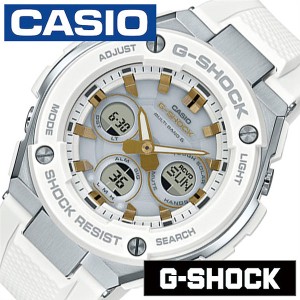 カシオ 腕時計 CASIO 時計 ジーショック ジースチール G-SHOCK G-STEEL メンズ ホワイト GST-W300-7AJF