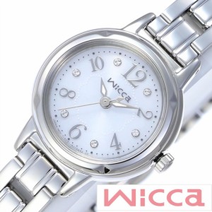 シチズン腕時計 CITIZEN時計 CITIZEN 腕時計 シチズン 時計 ウィッカ Wicca レディース ホワイト KH9-914-15 メタル ベルト 正規品 ソー