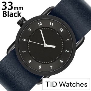 ティッドウォッチ 腕時計 TIDWatches 時計 TIDWatches 腕時計 ティッドウォッチ 時計 No.1 33mm レディース腕時計 ブラック TID01-BK33-N