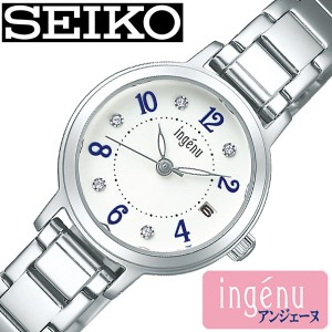 セイコー 腕時計 SEIKO 時計 SEIKO腕時計 セイコー時計 アルバ アンジェーヌ ALBA ingenu レディース ホワイト AHJK444 