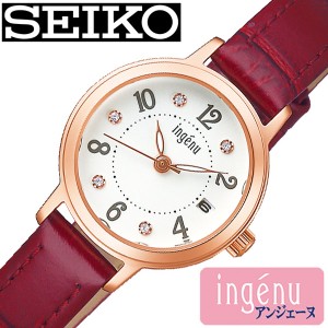 セイコー 腕時計 SEIKO 時計 SEIKO腕時計 セイコー時計 アルバ アンジェーヌ ALBA ingenu レディース ホワイト AHJK446