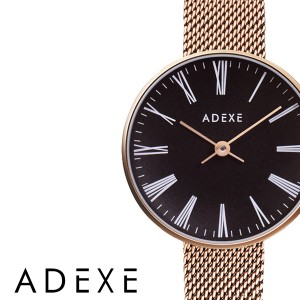 アデクス 腕時計 ADEXE 時計 ADEXE腕時計 アデクス時計 ラグジュアリーライン プチ Luxury line PETITE レディース ブラック ADX-2503M-0