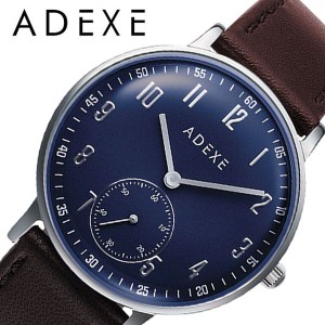 アデクス 腕時計 ADEXE 時計 メンズ 腕時計 ネイビー 2045A-T01