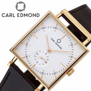 カールエドモンド 腕時計 CARLEDMOND 時計 グラニット Granit 男女兼用 ホワイト CEG3421-DBY21