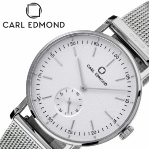 カールエドモンド 腕時計 CARLEDMOND 時計 リョーリット Ryolit 男女兼用 ホワイト CER3601-M18