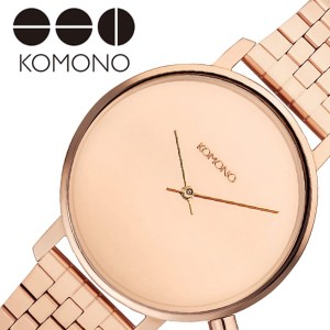 コモノ 腕時計 KOMONO 時計 ハーロウ エステート Harlow Estate ユニセックス ローズゴールド KOM-W4129 