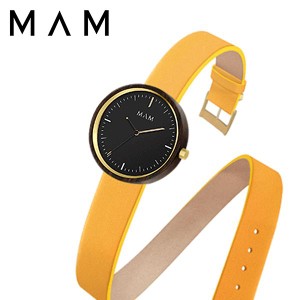 マム 腕時計 MAM 時計 プラノ PLANO レディース ブラック MAM693 