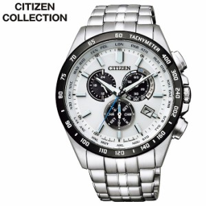 シチズン 腕時計 CITIZEN 時計 シチズンコレクション クロノグラフ メンズ ホワイト CB5874-90A 