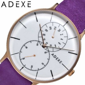 アデクス 腕時計 ADEXE 時計 グランデ GRANDE メンズ ホワイト 1868D-03-JP17DC2  
