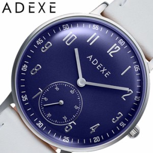 アデクス 腕時計 ADEXE 時計 プチ PETITE レディース ダークブルー 2043C-T01-JP19SP  